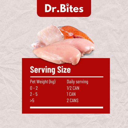Dr.Bites Cat Canned Food (Wet Food) 85g x 48 pcs (In a BOX)