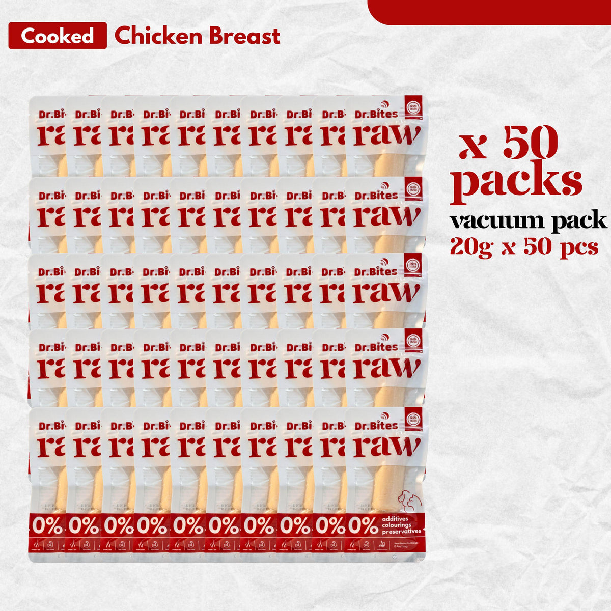 Dr. Bites Cooked Chicken Breast [Jumbo Set- Borong Lagi Murah]