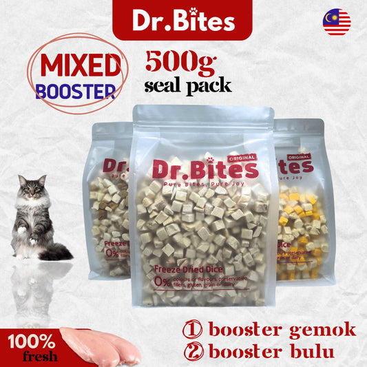Dr. Bites Mixed Booster Freeze Dried Campuran [500g]