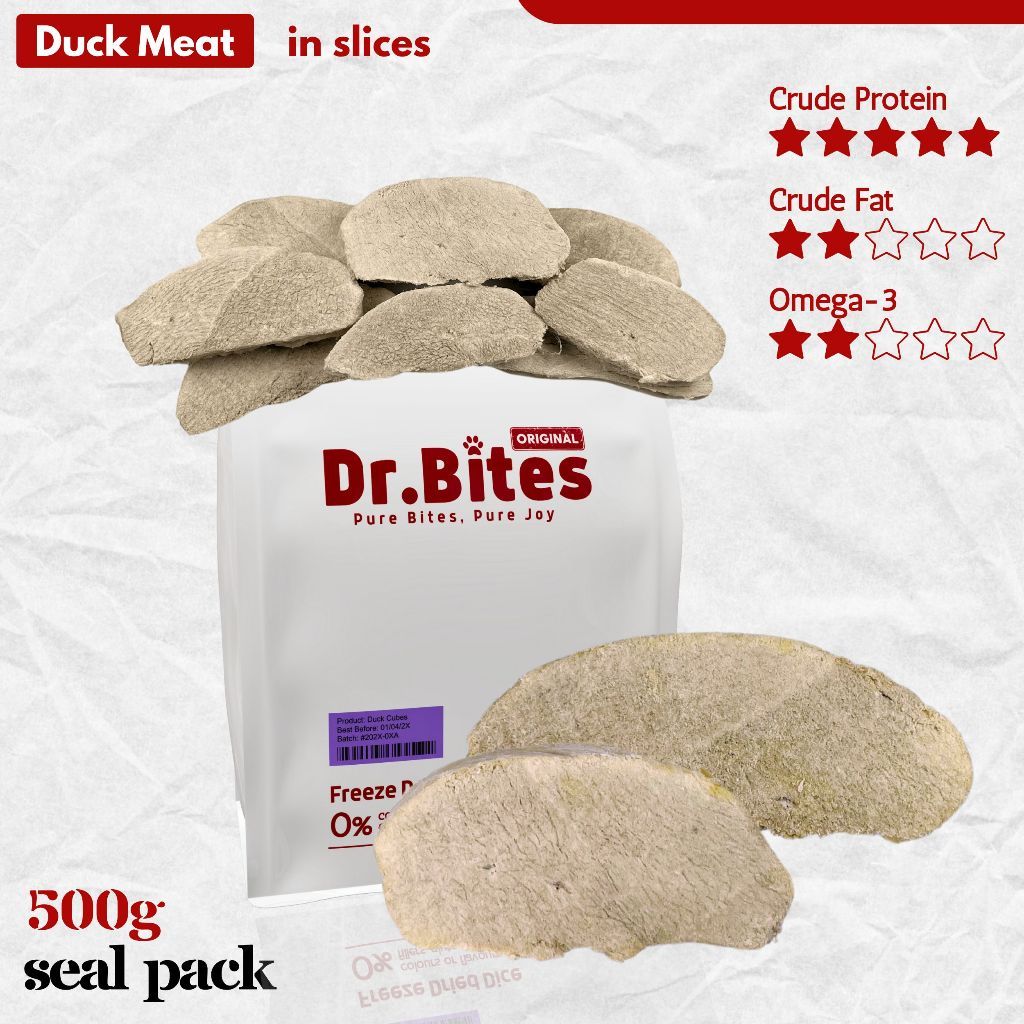 Dr.Bites Booster Gemuk Freeze Dried Chicken [500g]