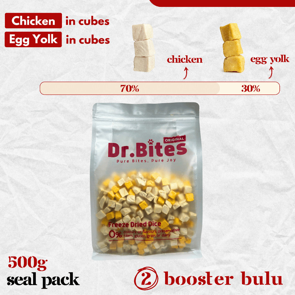 Dr. Bites Mixed Booster Freeze Dried Campuran [500g]