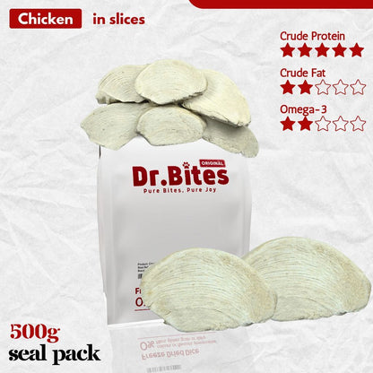 Dr.Bites Booster Gemuk Freeze Dried Chicken [500g]