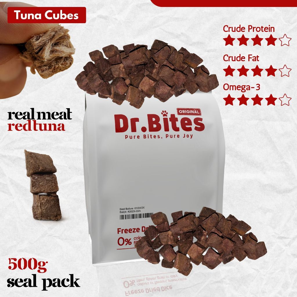 Dr.Bites Booster Gemuk Freeze Dried Chicken [500g]