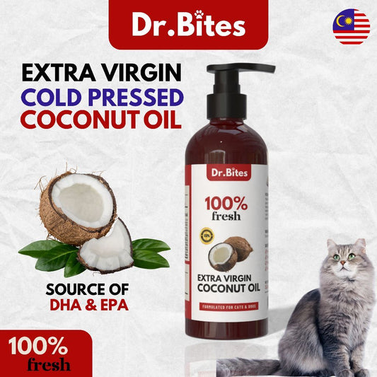 Dr. Bites Premium Extra Virgin Coconut Oil for Cat & Dog [100ml]
