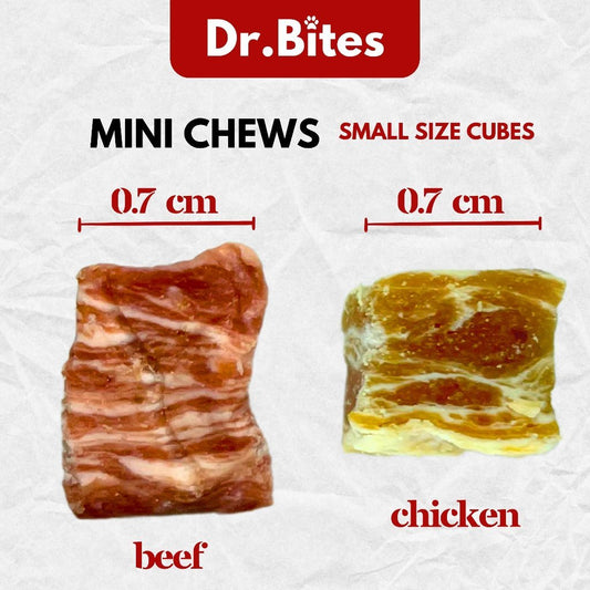 Dr.Bites Chicken & Beef Mini Chew Treats Chewy Snack
