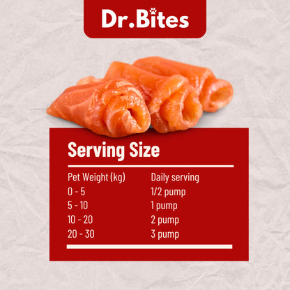Dr. Bites Premium Wild Alaskan Salmon Oil for Cat & Dog [100ml]
