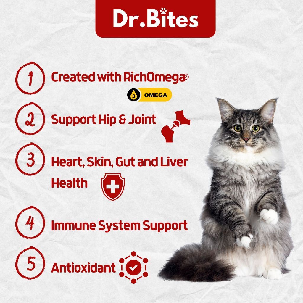 Dr. Bites 10-in-1 Multifunctional Bites Soft Chews 50 Chews (75g)