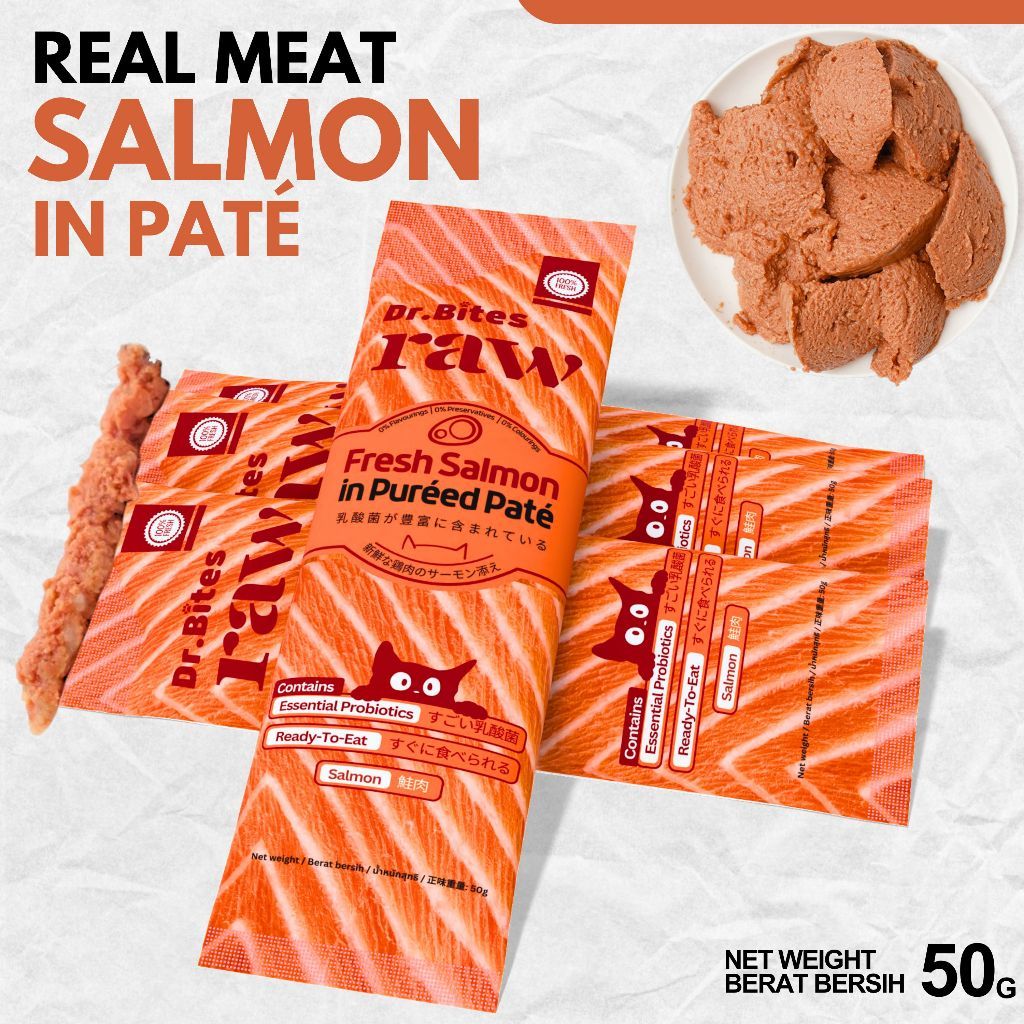Dr. Bites Fresh Meat Puréed Paté Wet Pouch [50g]
