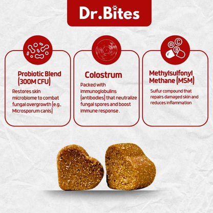 Dr. Bites Ringworm + Fungal and Skin Infections Soft Chews 50 Chews (75g)