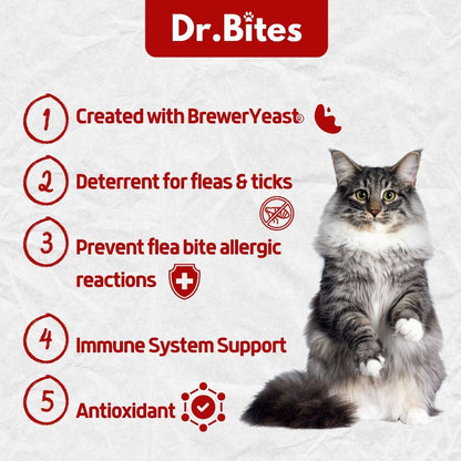 Dr. Bites Flea & Tick Bites Soft Chews 50 Chews (75g)