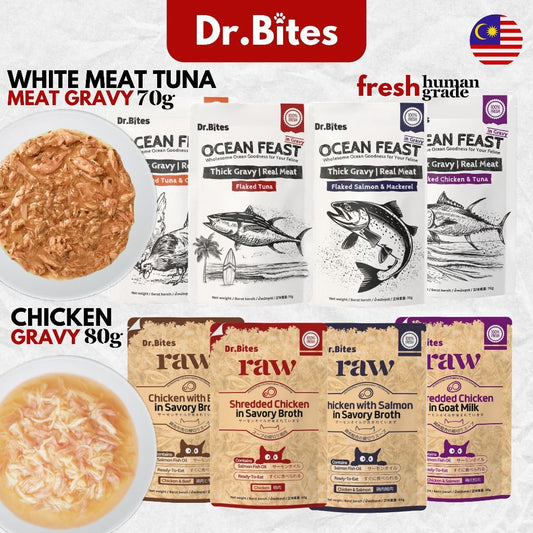 Dr Bites Cat Wet Food Pouch 70/80g