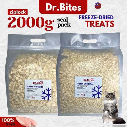 Dr.Bites JUMBO PACK Freeze Dried Chicken [2000g]
