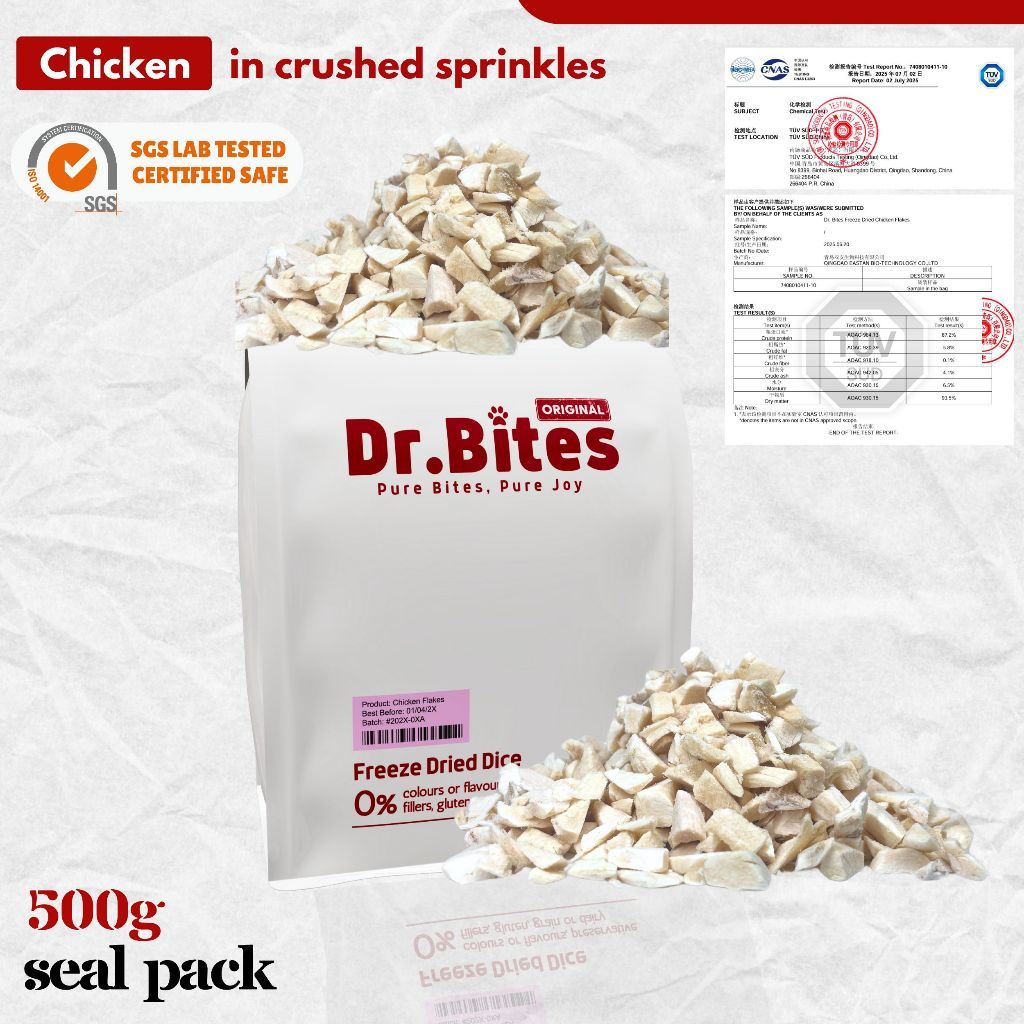 Dr. Bites Premium Freeze Dried Chicken Series 500g
