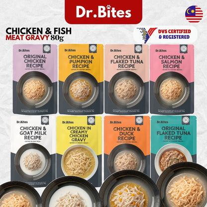 Dr.Bites Premium Wet Cat Food Pouch [80g]