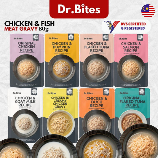 Dr.Bites Premium Wet Cat Food Pouch [80g]