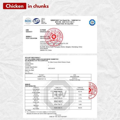 Dr. Bites Premium Freeze Dried Chicken Series 500g