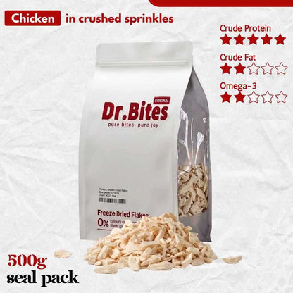 Dr.Bites Booster Gemuk Freeze Dried Chicken [500g]