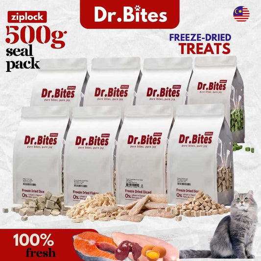 Dr.Bites Booster Gemuk Freeze Dried Chicken [500g]