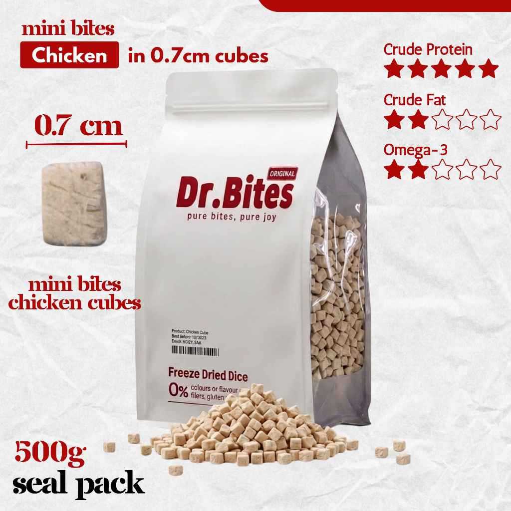 Dr.Bites Booster Gemuk Freeze Dried Chicken [500g]