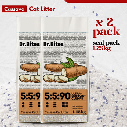 Dr.Bites Pure Cassava Cat Litter 4L/1.25kg