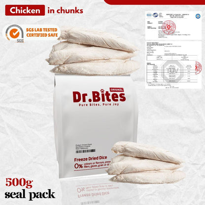 Dr. Bites Premium Freeze Dried Chicken Series 500g