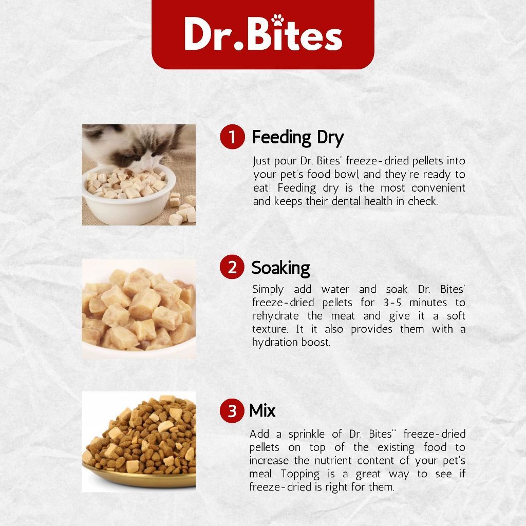 Dr. Bites Premium Freeze Dried Chicken Series 500g